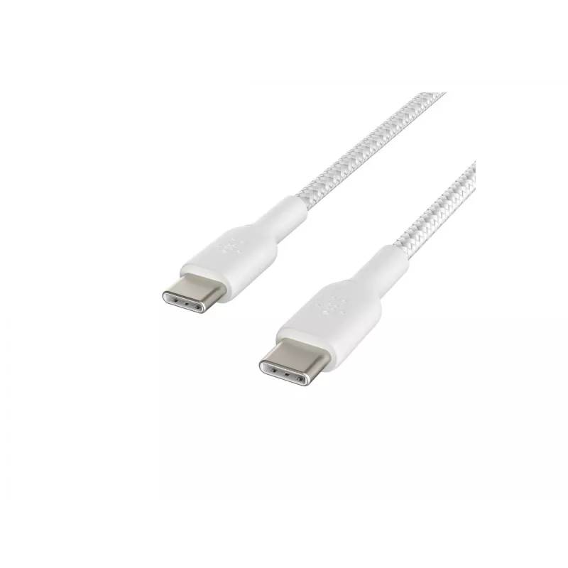 Cable Braided USB-C USB-C 1m White