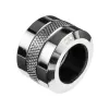 Alphacool Eiszapfen Pro Connector 16mm Hardtube Fitting G1/4, 6-Pack - chrome