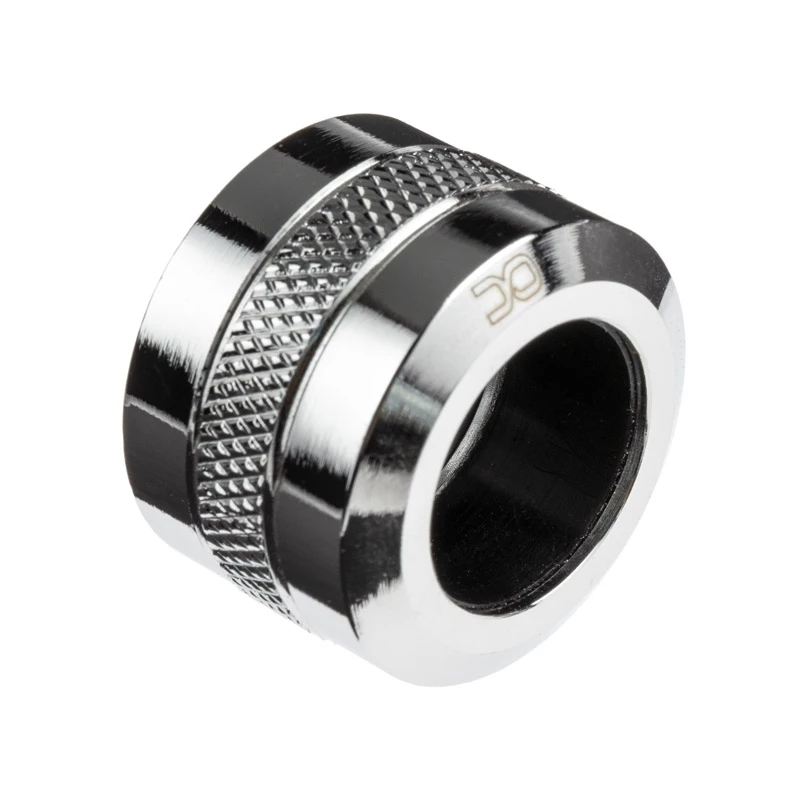 Alphacool Eiszapfen Pro Connector 16mm Hardtube Fitting G1/4, 6-Pack - chrome