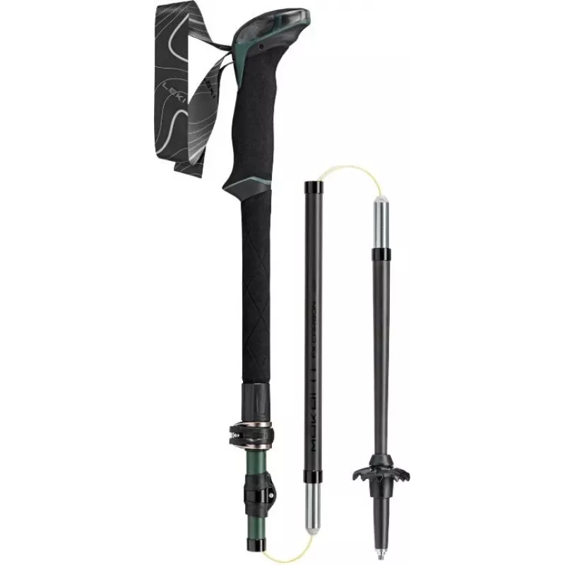 Trekking poles Leki TR Makalu FX adjustable 110–130 cm, green