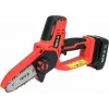 Cordless chainsaw YATO YT-828135 — 18V Li-Ion 2Ah, 10 cm bar, 3200 RPM, 4.8 m/s chain speed, 26 links