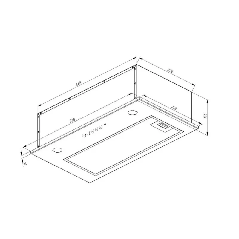 Cooker Hood WK-7 Micra black