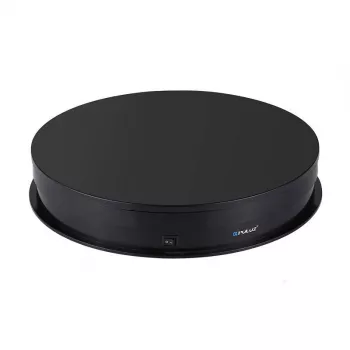 Puluz Electric Rotating Turntable PU3049B 30 cm USB Black — motorized display turntable