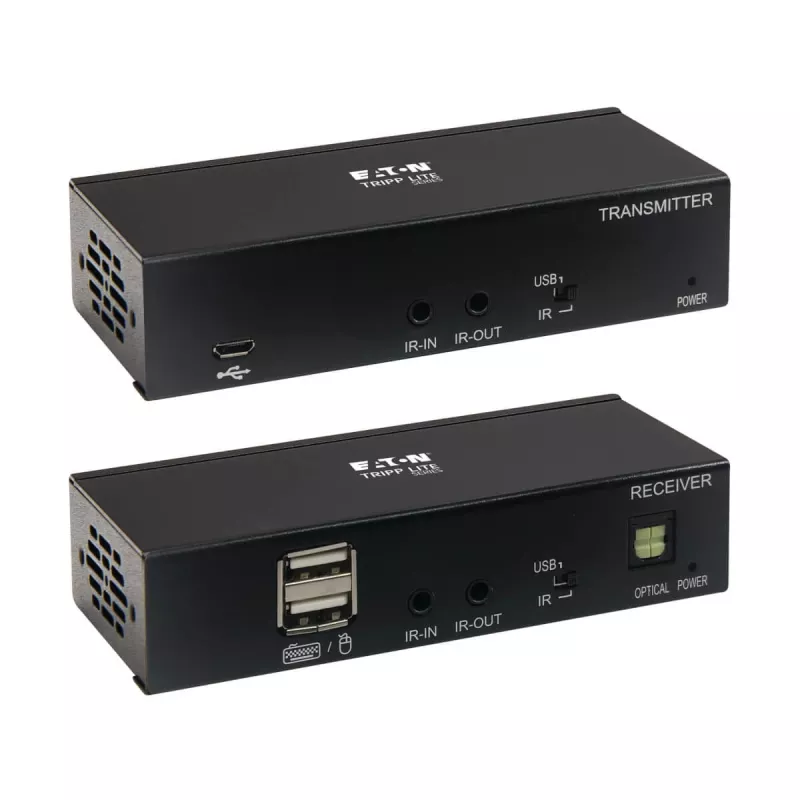 Eaton Tripp Lite Series USB C to HDMI over Cat6 Extender Kit with KVM Support, 4K 60Hz, 4:4:4, Transmitter/Receiver, USB, PoC, HDCP 2.2, up to 230 ft., TAA, - Expansion for Video
