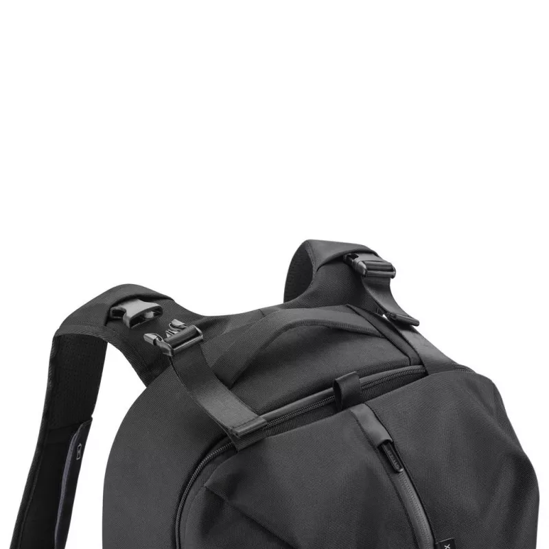Backpack XDDESIGN FLEX GYM BAG — 24 L, fits 15.6 inch / 39.6 cm tablet/notebook, padded adjustable straps, black