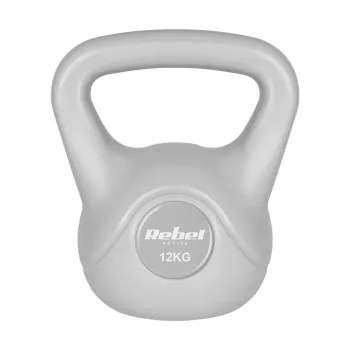 REBEL ACTIVE Kettlebell bituminous gray 12 kg