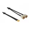 Coaxial Cable DeLOCK 89467 RG-58 5m 2xN plug 2xSMA plug Black