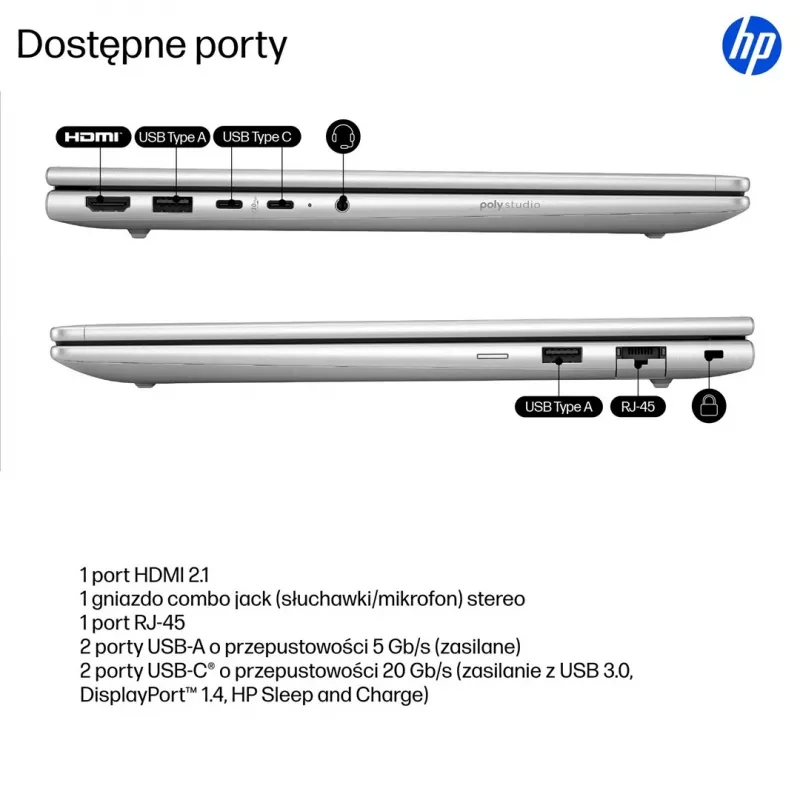 HP ProBook 4 G1i Ultra 5 225U 14.0WUXGA IPS 300nits AG 24GB DDR5 5600 SSD512 Arc Cam1080p 56Wh W11Pro Pike silver aluminium 3Y OnSite
