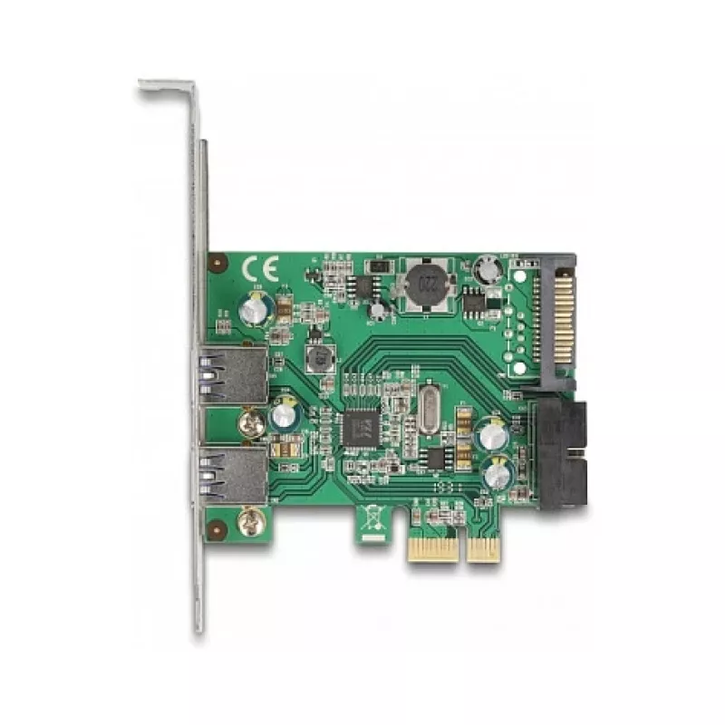 DeLOCK PCI Express x1 Card to 2 x USB 3.2 Gen 1 Type-A + 1 x internal 19 pin header