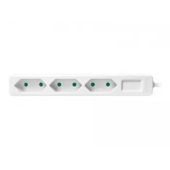 Power Extension LogiLink LPS229 1.5m 3 AC Outlets Indoor White