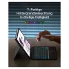 inateck Keyboard iPad 11 iPad Air 4/5Gen.Com. QWERTZ purple
