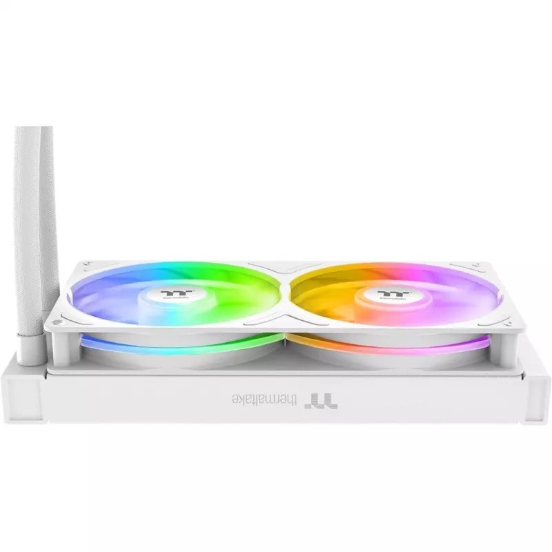 All-in-One CPU Liquid Cooler THERMALTAKE TH240-S V3 ARGB Sync Snow Edition, 240mm radiator