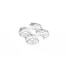 Propeller guard for DJI drones, model CP.FP.00000300.01, grey, pack of 2