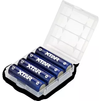 Rechargeable AA (R06) battery XTAR 1.5V 2500mAh — pack of 4 with protection