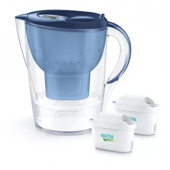 Water filter jug BRITA Marella XL with 2 MAXTRA PRO blue replacement cartridges