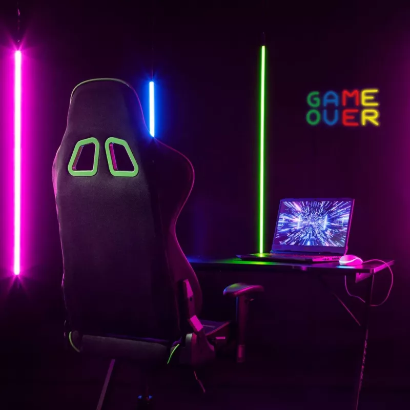 Neon sign MANTA SNL102MT — 'Game Over' style illuminated wall décor, plug-in LED neon effect