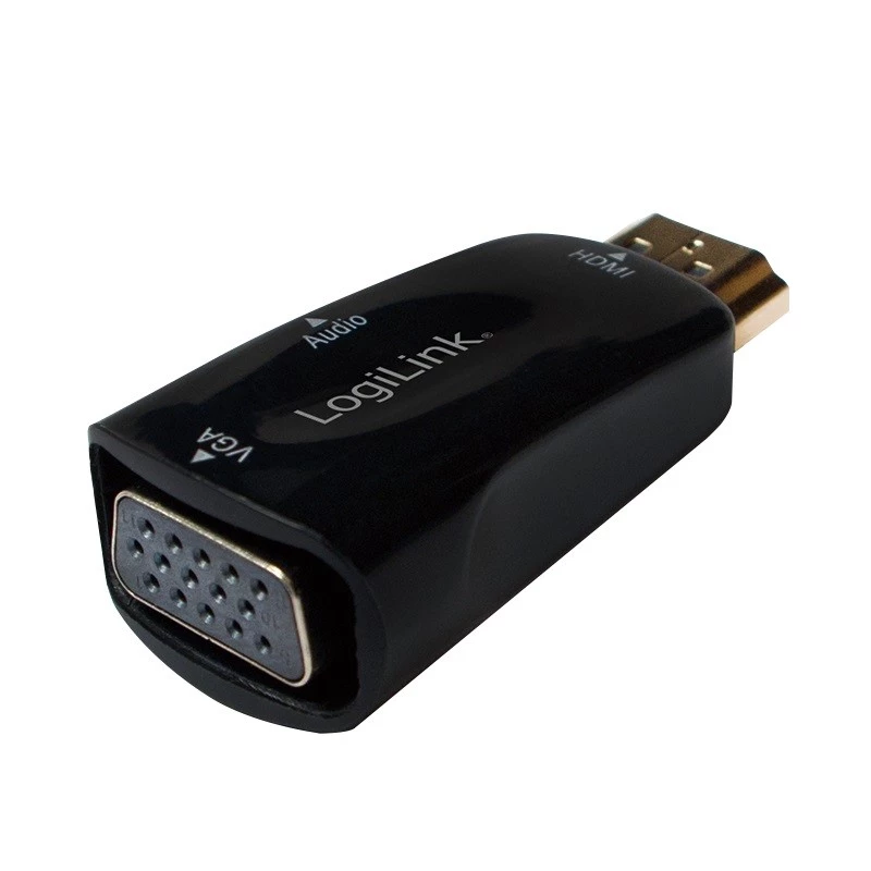 LogiLink CV0107 Cable Adapter HDMI VGA Black (CV0107)
