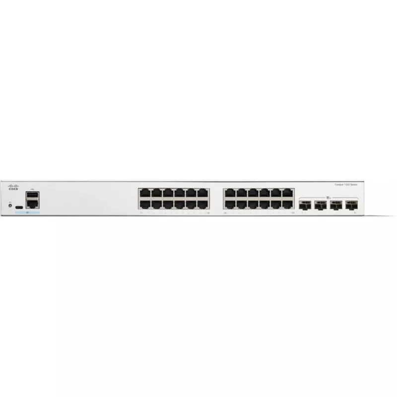 Managed Switch Cisco Catalyst 1200-24T-4X 24 Port GE 4x10GE SFP+