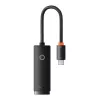 Network adapter Baseus Lite Series USB-C to RJ45 (black)