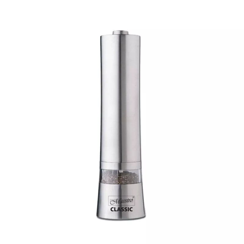 Electric spice grinder Maestro MR-1722 200W stainless steel, battery countertop mill with ceramic burr