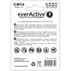 Rechargeable NiMH cylindrical battery everActive EVHRL14-5000, 1.2 V, 2 pcs, 51.5 mm height
