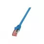 Networking Cable LogiLink Cat6 S/FTP RJ-45 10m Blue