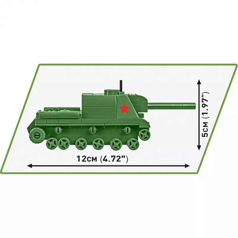 Building set Cobi ISU 152 — World War II theme, 135 pieces, green