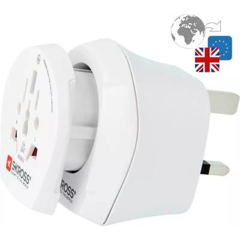 Skross 1.500231-E Travel Adapter CO W to UK2 (1.500231-E)