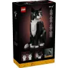LEGO set Ideas 21349 Tuxedo Cat building kit — collectible brick model, display piece