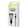 USB Cable Baseus CASS030101 1.2m USB A/USB C USB C/Micro-USB B/Lightning Black