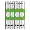 Batteries R03/AAA NI-MH 950mAh blister 4pcs.