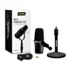 Shure MV7+-K-BNDL - lectern/vocal microphone with XLR/USB-C connector, black + desk stand GATOR