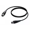 XLR Male to XLR Female Cable Procab 10 m — balanced audio connection, Procab 1KPCL114
