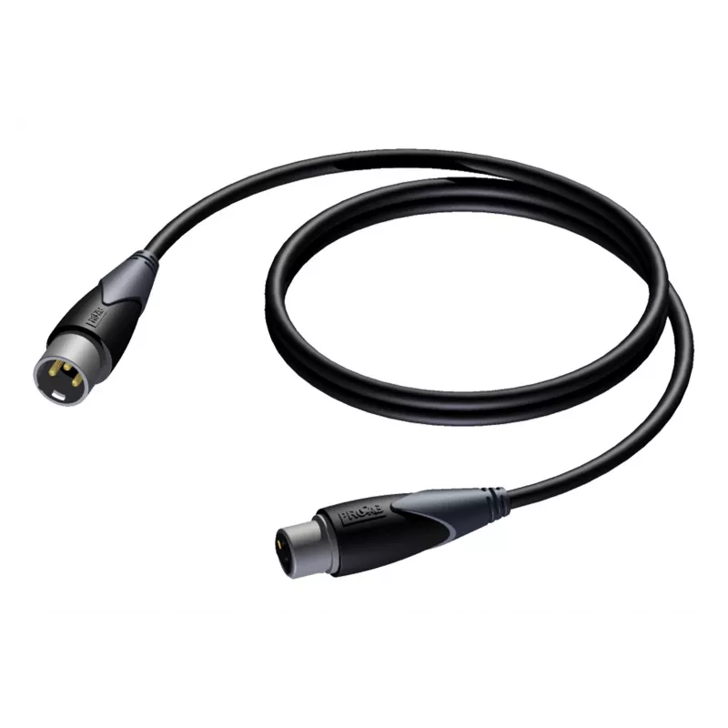 XLR Male to XLR Female Cable Procab 10 m — balanced audio connection, Procab 1KPCL114