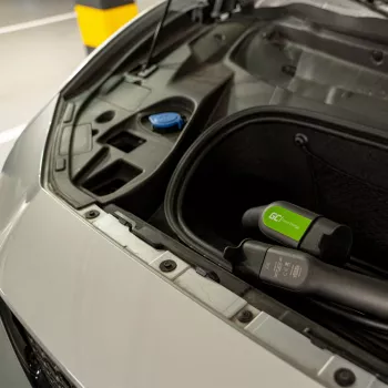 Electric vehicle charging cable Green Cell EV13 Black Type 2 5m