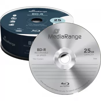 BD-R blank disc MediaRange MR514 25 GB 25 pc(s)