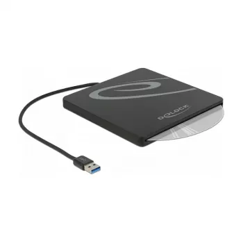 ODD enclosure DeLOCK 42604 13.3 cm (5.25 inch) SATA III Black