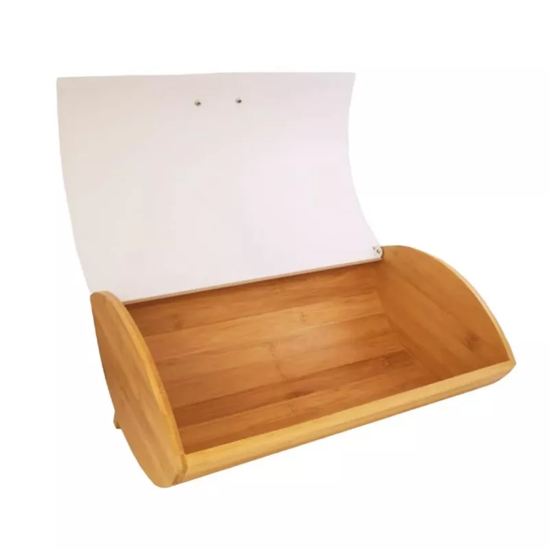 Maestro MR-1775-IVORY bread box Other Ivory, Wood Bamboo, Metal