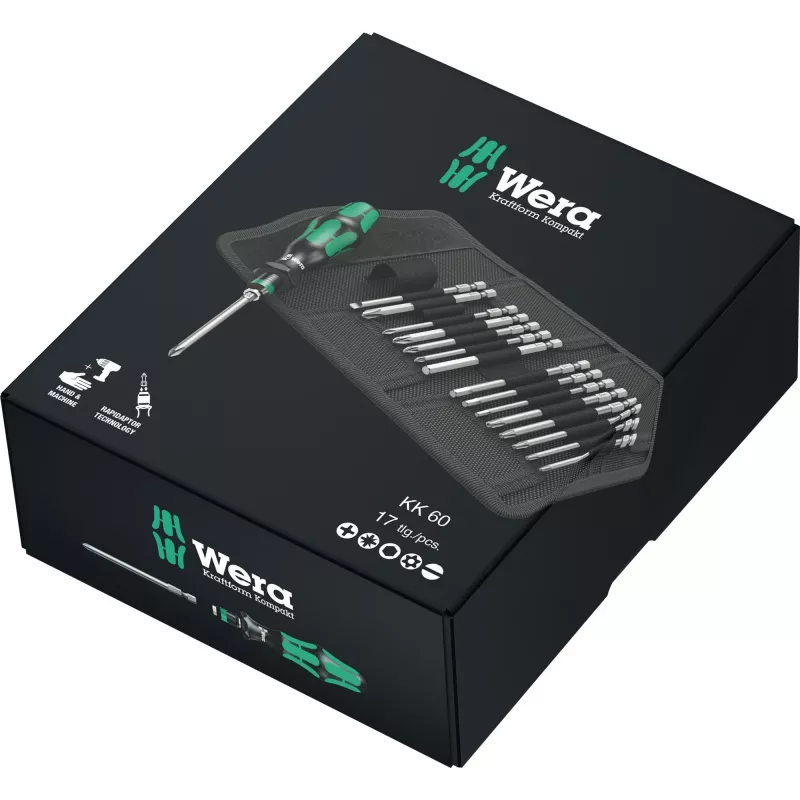 Combination screwdriver Wera Kraftform Kompakt 60 Set