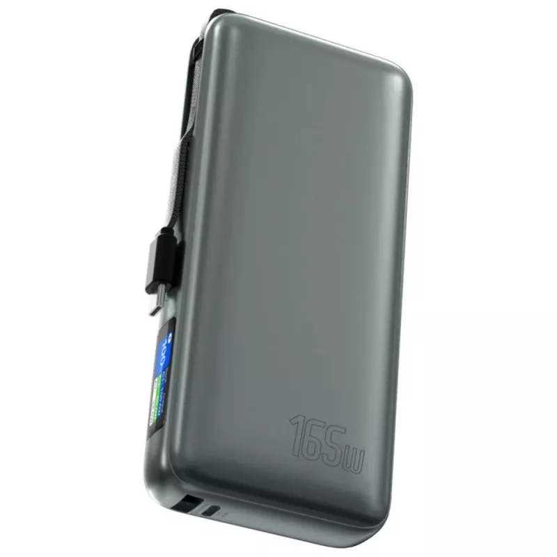 Power bank 4smarts 541603 — Li‑Ion 20000 mAh, USB‑C + USB‑A, 165W total output, 5A, grey