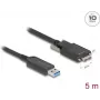Active Optical Cable DeLOCK 83211 USB Type-A male to Micro-B male 5m 10 Gbps