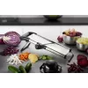 Food slicer GEFU VOLARI G-89541 with stainless steel blades, 1–9 mm slice thickness, compact design