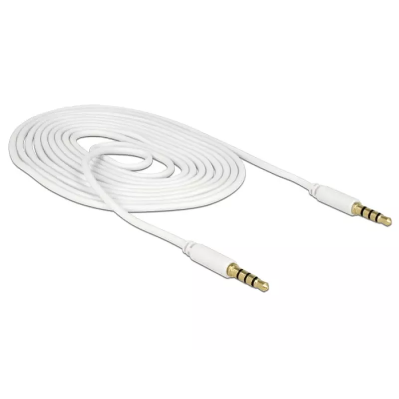 Audio Cable 3.5mm DeLOCK 83441 2m White