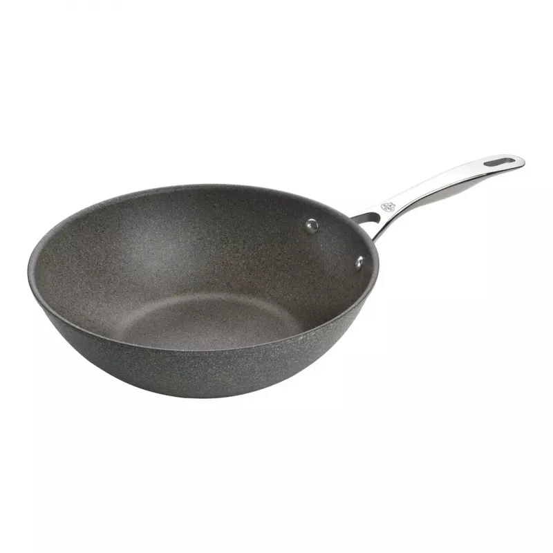 Wok/Stir-Fry pan Ballarini 75002-815-0 Round Anthracite 30 cm, aluminium, 6-layer granite/titanium non-stick