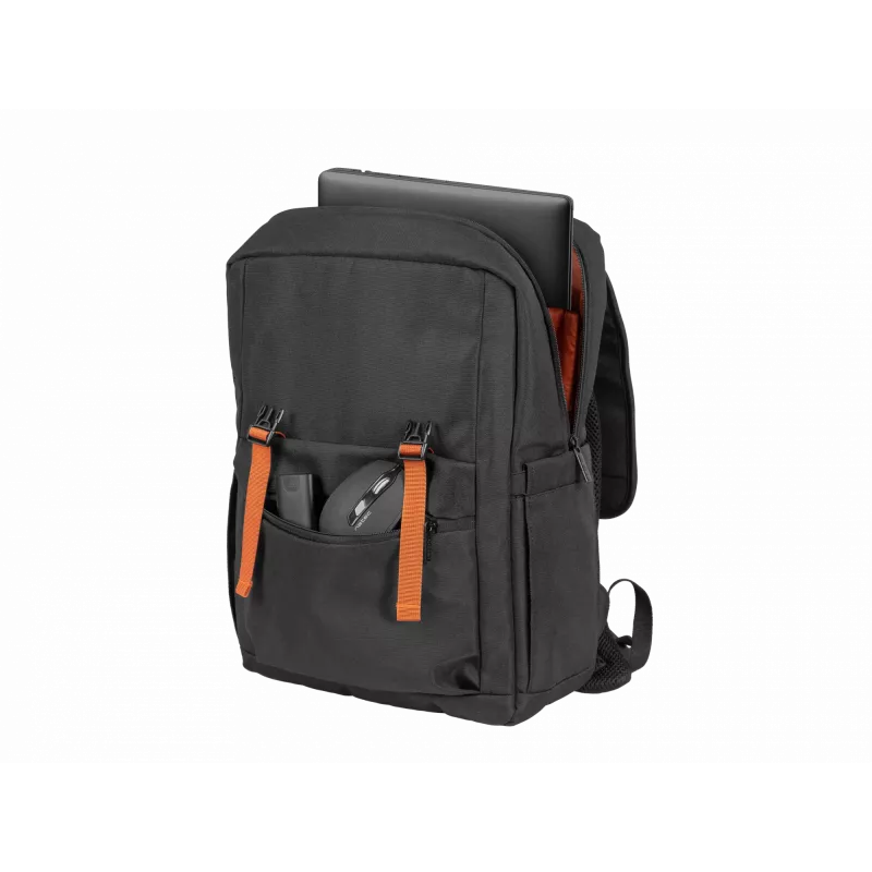 NATEC Niala Ginger Orange 39.6 cm (15.6) Backpack Black
