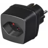 brennenstuhl Travel Adapter - Adapter for Power Connector - Black (1508480)