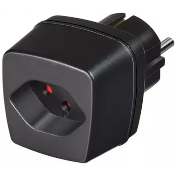 brennenstuhl Travel Adapter - Adapter for Power Connector - Black (1508480)