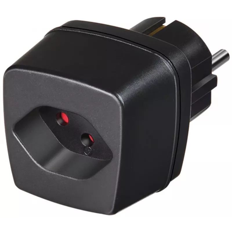 brennenstuhl Travel Adapter - Adapter for Power Connector - Black (1508480)