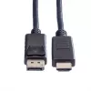 ROLINE - Adapterkabel - DisplayPort männlich zu HDMI männlich - 4.5 m - abgeschirmt - Schwarz (11.04.5783)