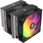 CPU cooler Silentware Titan RGB Dual-Tower with 6 heatpipes and 2×120mm PWM A-RGB fans
